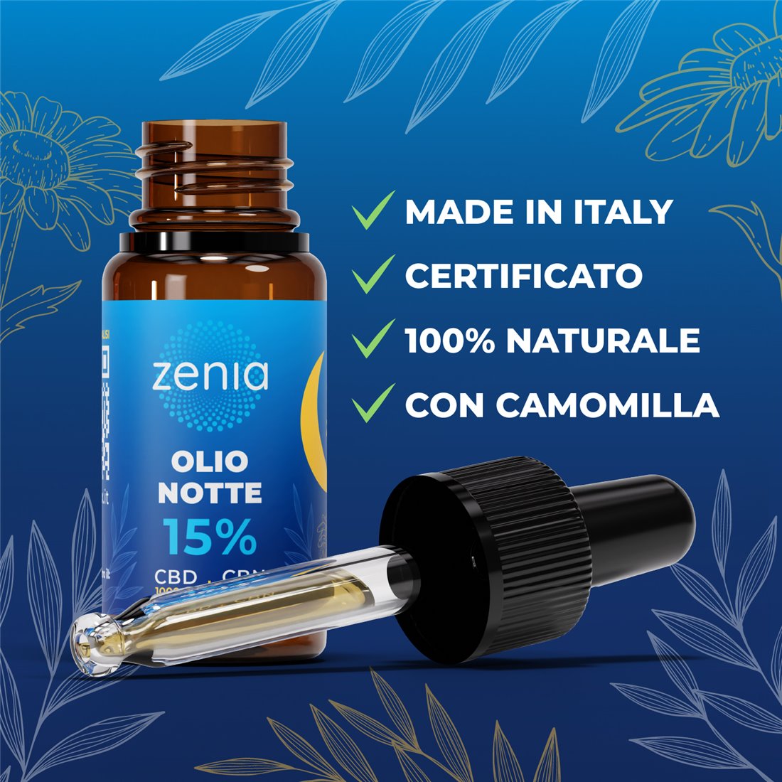 Zenia Olio Notte 15% CBD + CBN