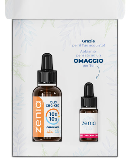Zenia Olio CBG 10% + CBD 10%