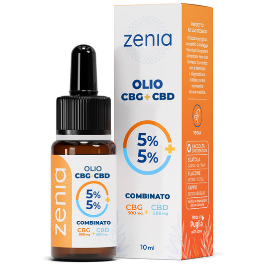 Zenia Olio CBG 5% + CBD 5%