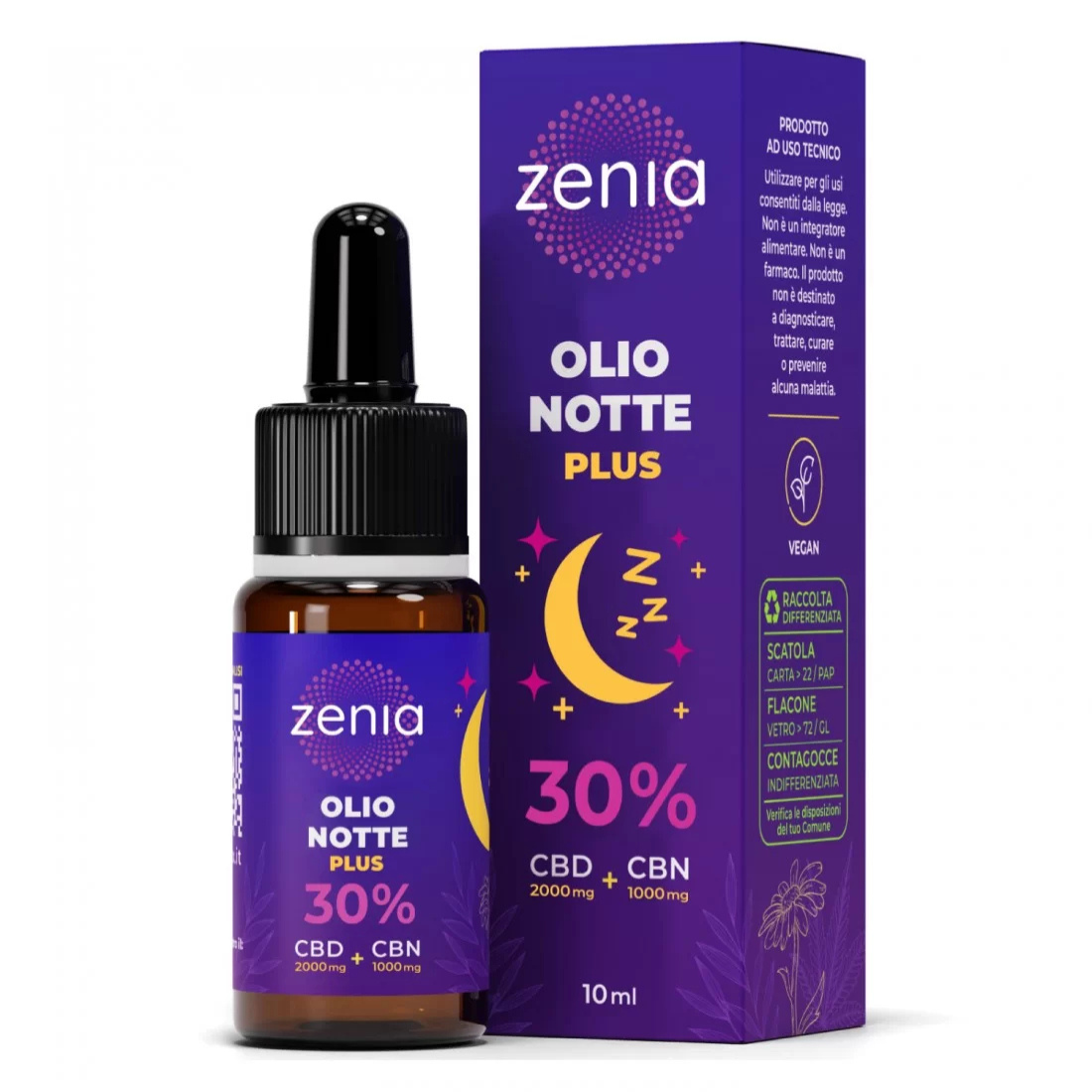 Zenia Olio Notte Plus CBN+CBD