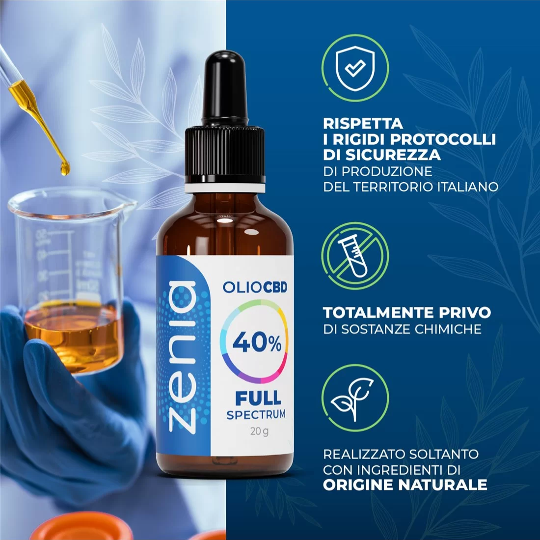 Olio CBD full-spectrum 40%