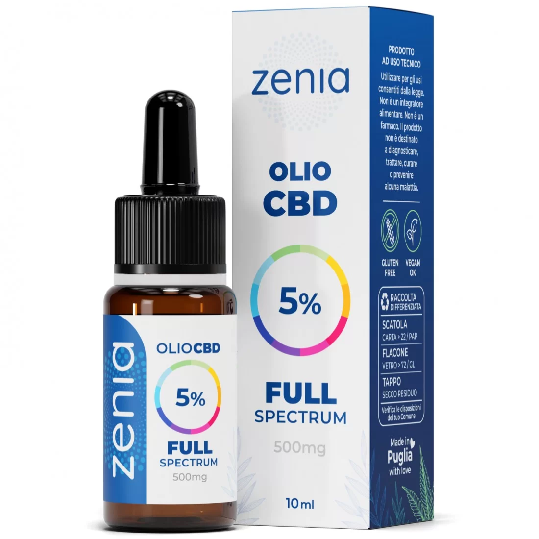Olio CBD full-spectrum 5%