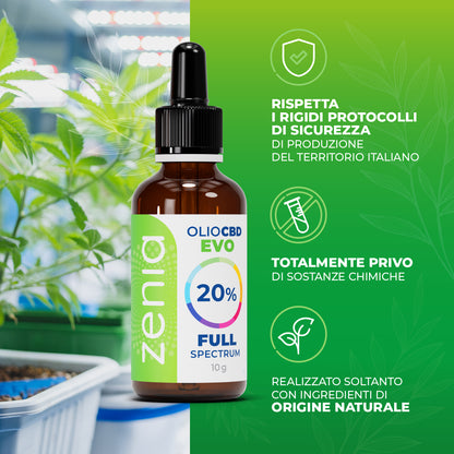 Zenia Olio CBD full-spectrum Evo 20%
