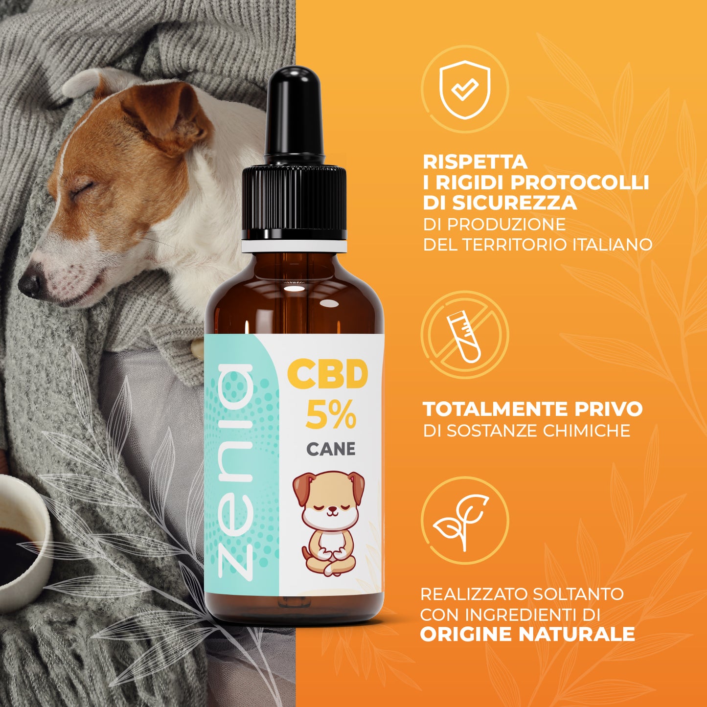 Zenia Olio CBD 5% Cane