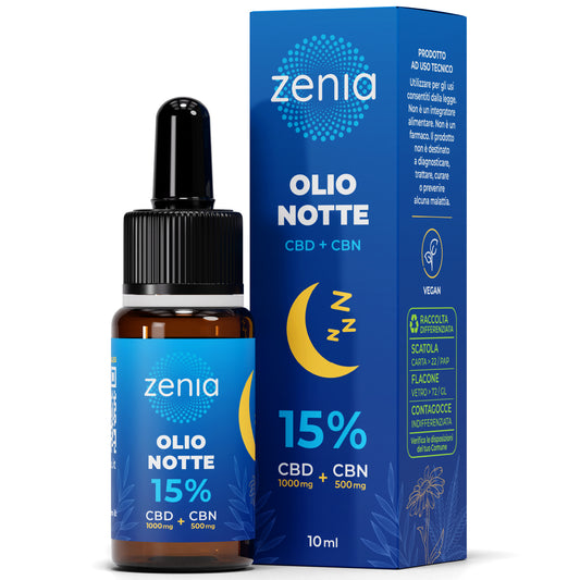 Zenia Olio Notte 15% CBD + CBN