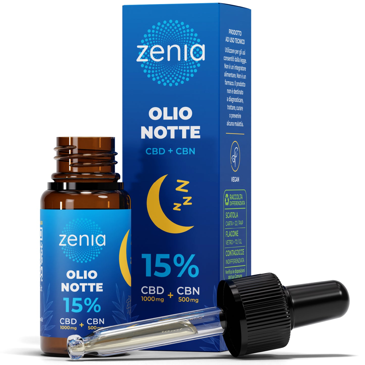 Zenia Olio Notte 15% CBD + CBN