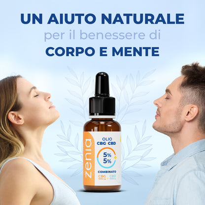 Zenia Olio CBG 5% + CBD 5%