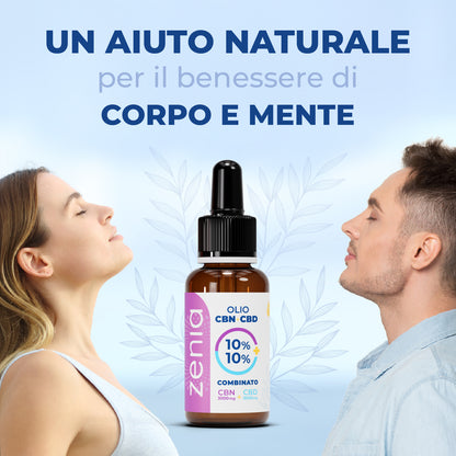 Zenia Olio CBN 10% + CBD 10%