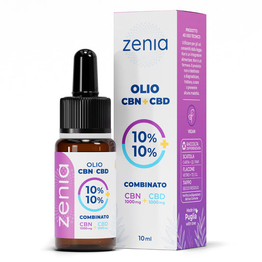 Zenia Olio CBN 10% + CBD 10%