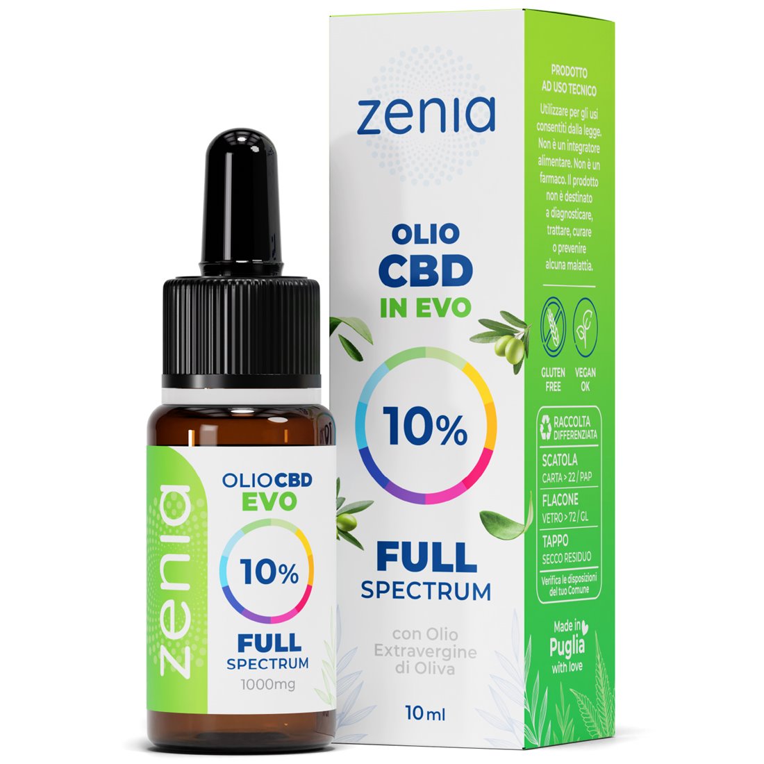 Zenia Olio CBD full-spectrum Evo 10%