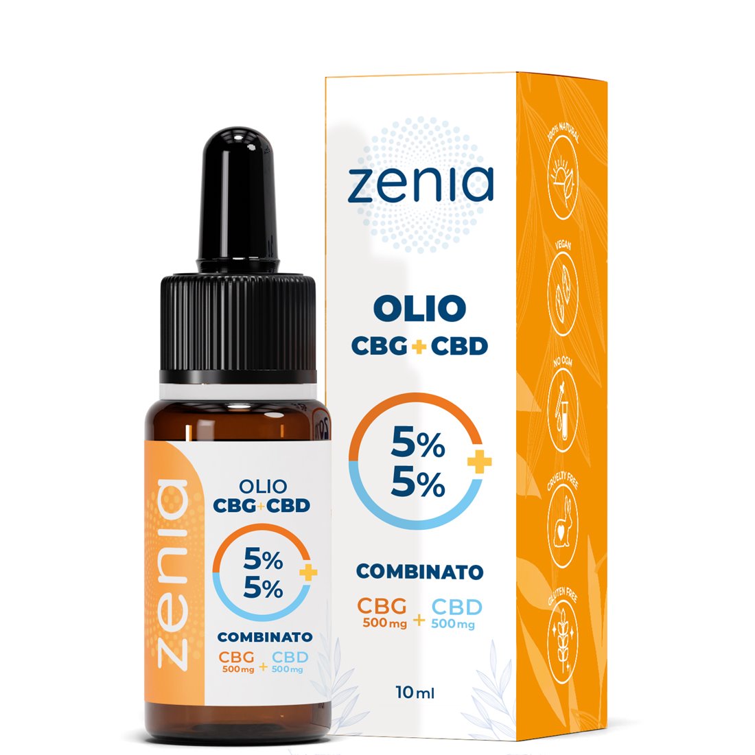 Zenia Olio CBG 5% + CBD 5%