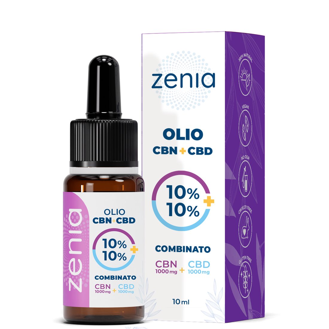 Zenia Olio CBN 10% + CBD 10%