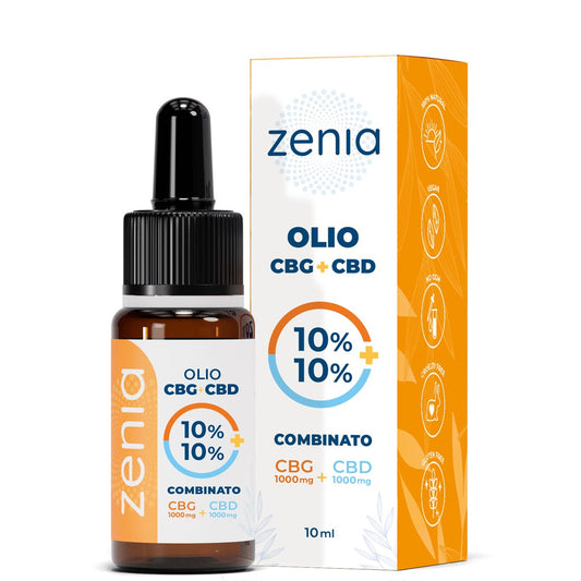 Zenia Olio CBG 10% + CBD 10%