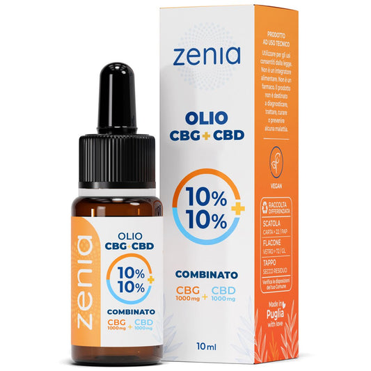 Zenia Olio CBG 10% + CBD 10%